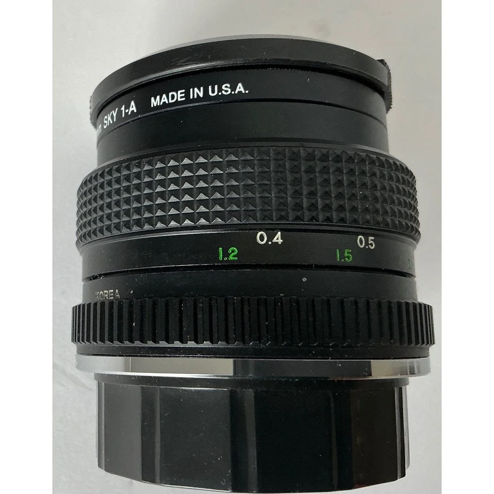 Chinar Vintage 28mm f2.8 MC Wide Angle Lens Pentax PK Mount with‎ Tiffen Filter